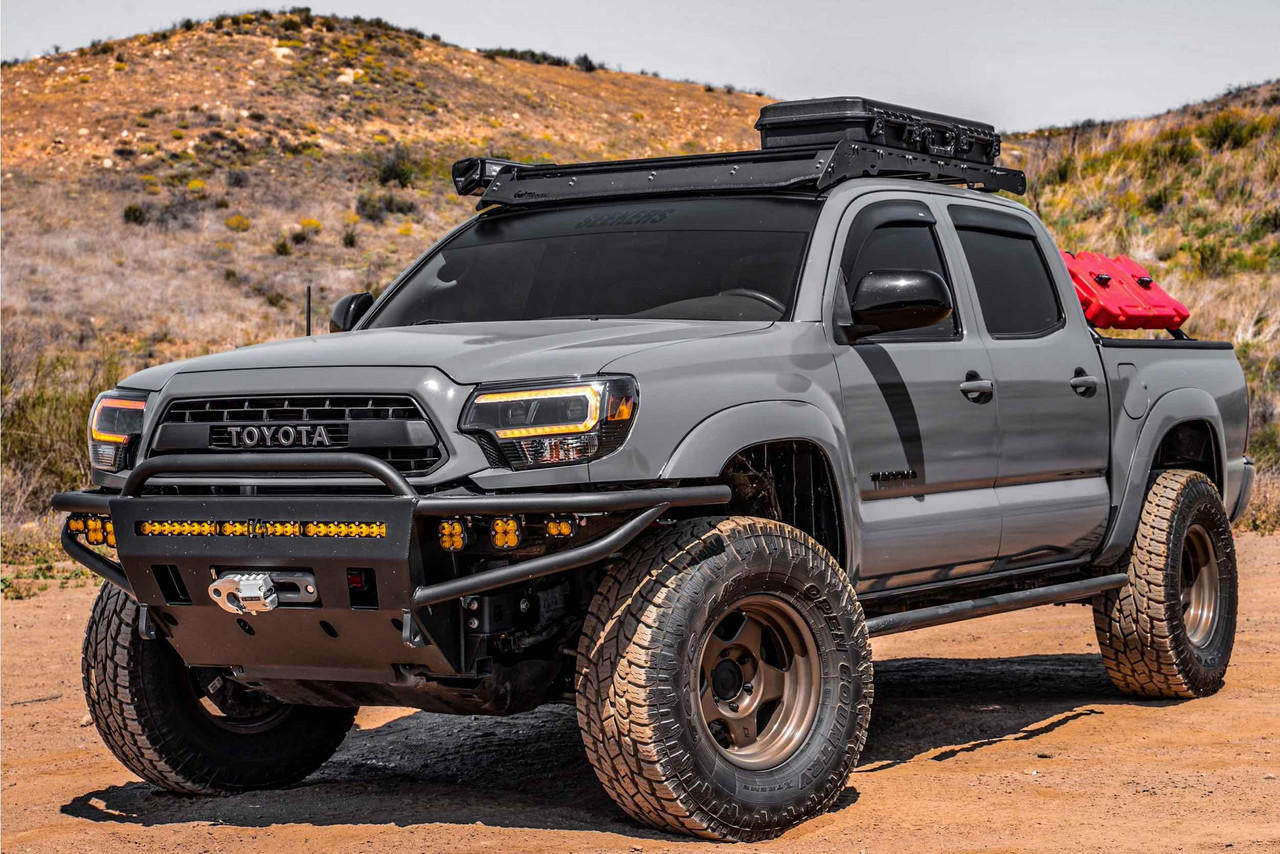 Morimoto XB Hybrid LED Headlights: Toyota Tacoma (12-15) (Pair - ASM - Amber DRL) - Apollo Off-Road