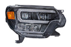 Morimoto XB Hybrid LED Headlights: Toyota Tacoma (12-15) (Pair - ASM - Amber DRL) - Apollo Off-Road