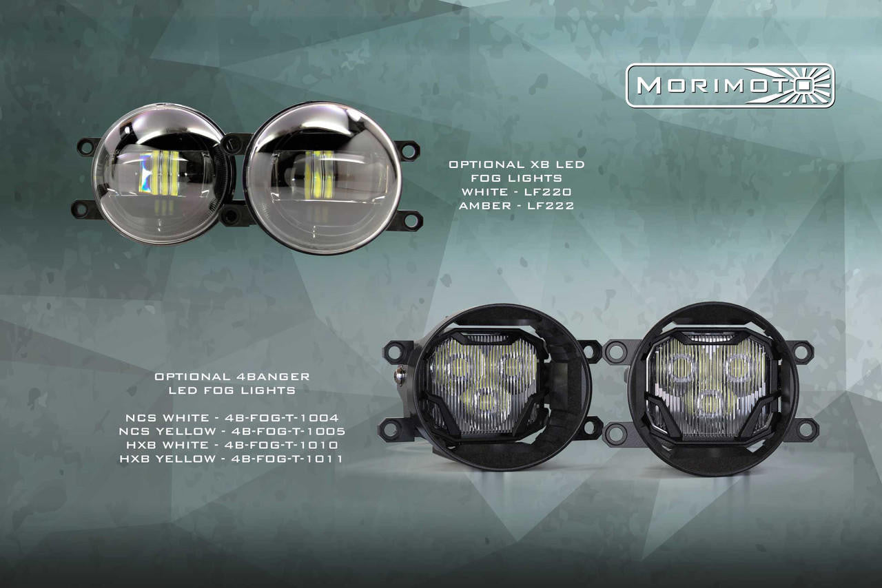 Morimoto XB Hybrid LED Headlights: Toyota Tacoma (12-15) (Pair - ASM - Amber DRL) - Apollo Off-Road