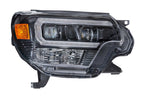 Morimoto XB Hybrid LED Headlights: Toyota Tacoma (12-15) (Pair - Smoked) - Apollo Off-Road