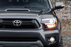 Morimoto XB Hybrid LED Headlights: Toyota Tacoma (12-15) (Pair - Smoked) - Apollo Off-Road