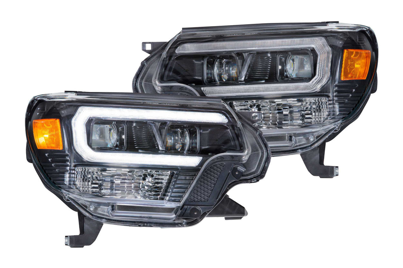 Morimoto XB Hybrid LED Headlights: Toyota Tacoma (12-15) (Pair - Smoked) - Apollo Off-Road