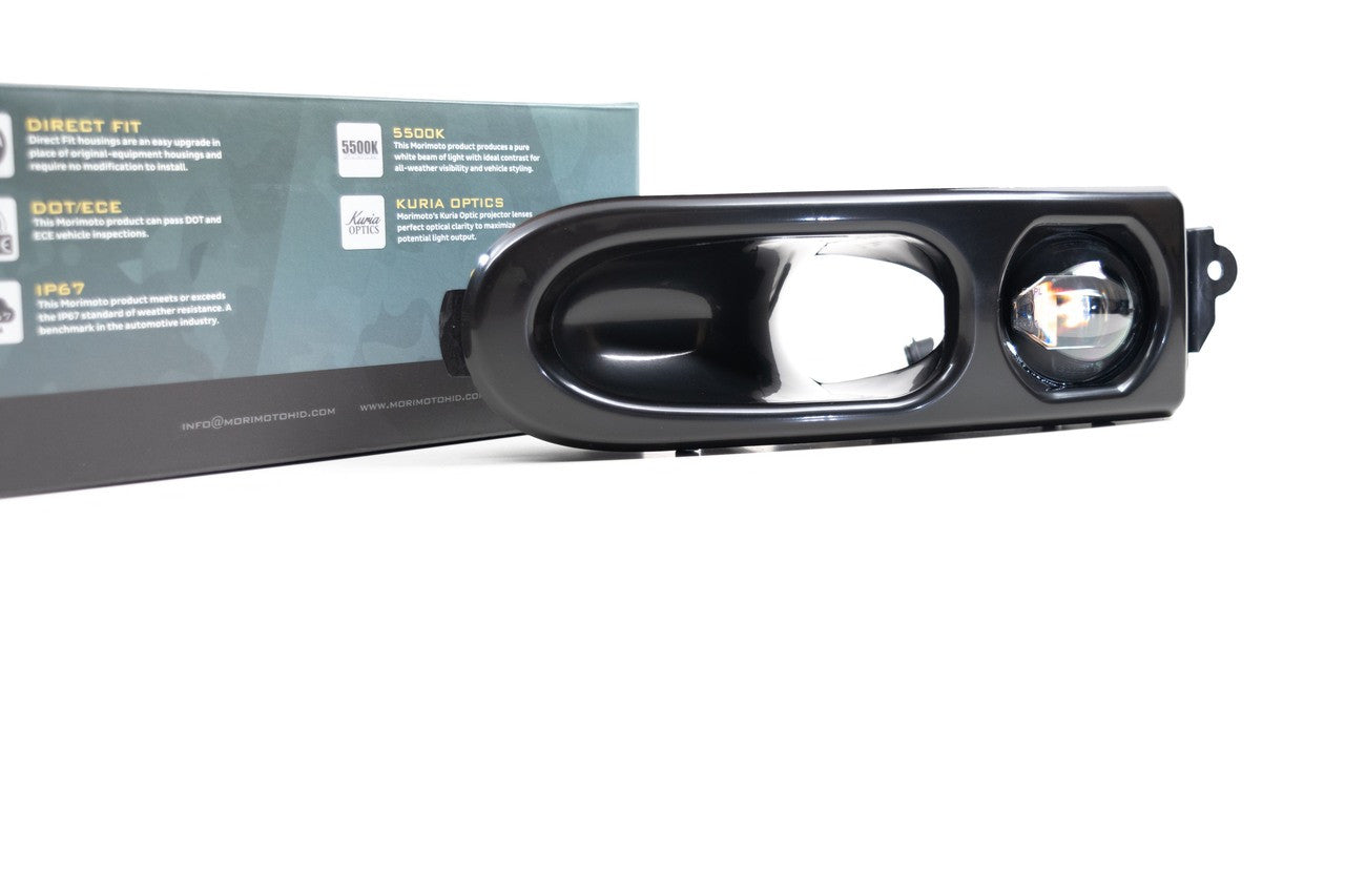 Morimoto XB LED Fogs: Type Porsche 993 (Pair - Paintable) - Apollo Off-Road