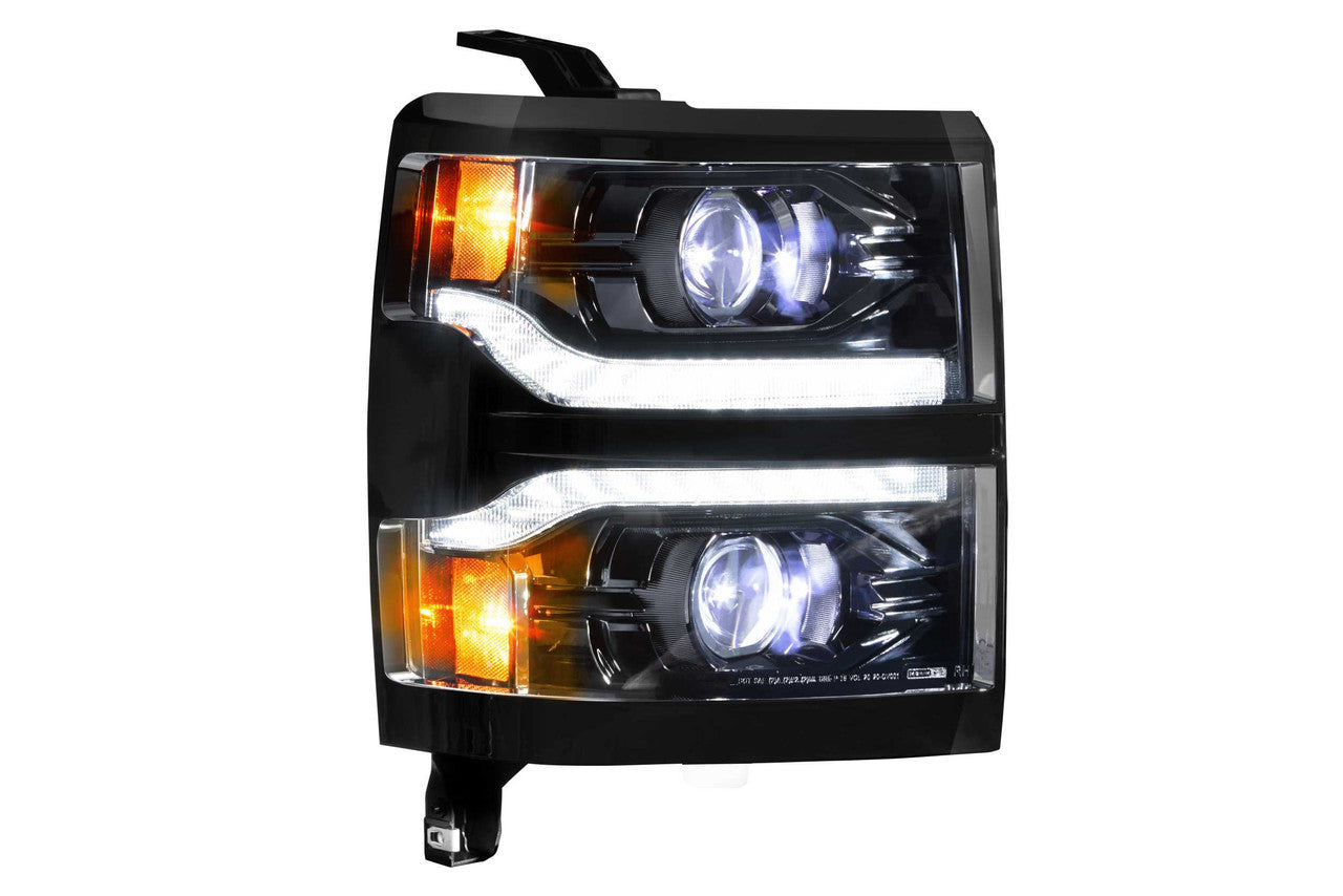 Morimoto XB LED Headlights: Chevrolet Silverado 1500 (14-15) (Pair - ASM) - Apollo Off-Road