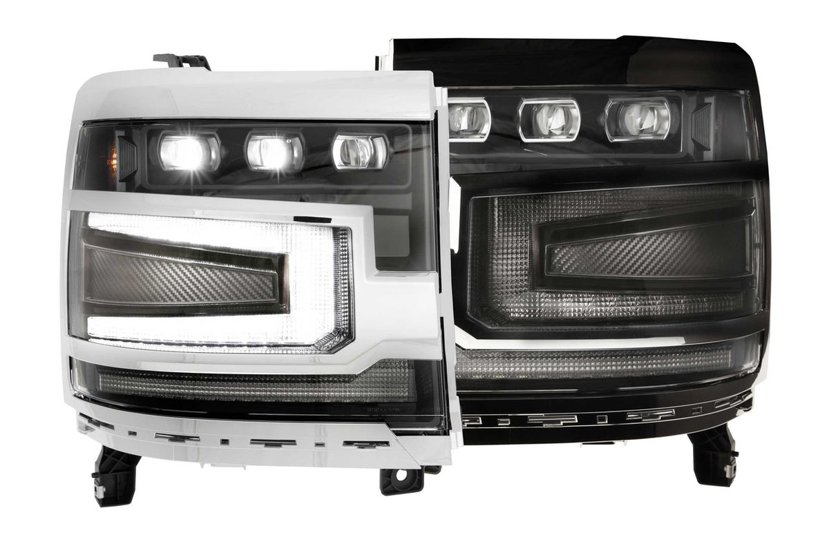 Morimoto XB LED Headlights: Chevrolet Silverado 1500 (16-18) (Pair - ASM) - Apollo Off-Road