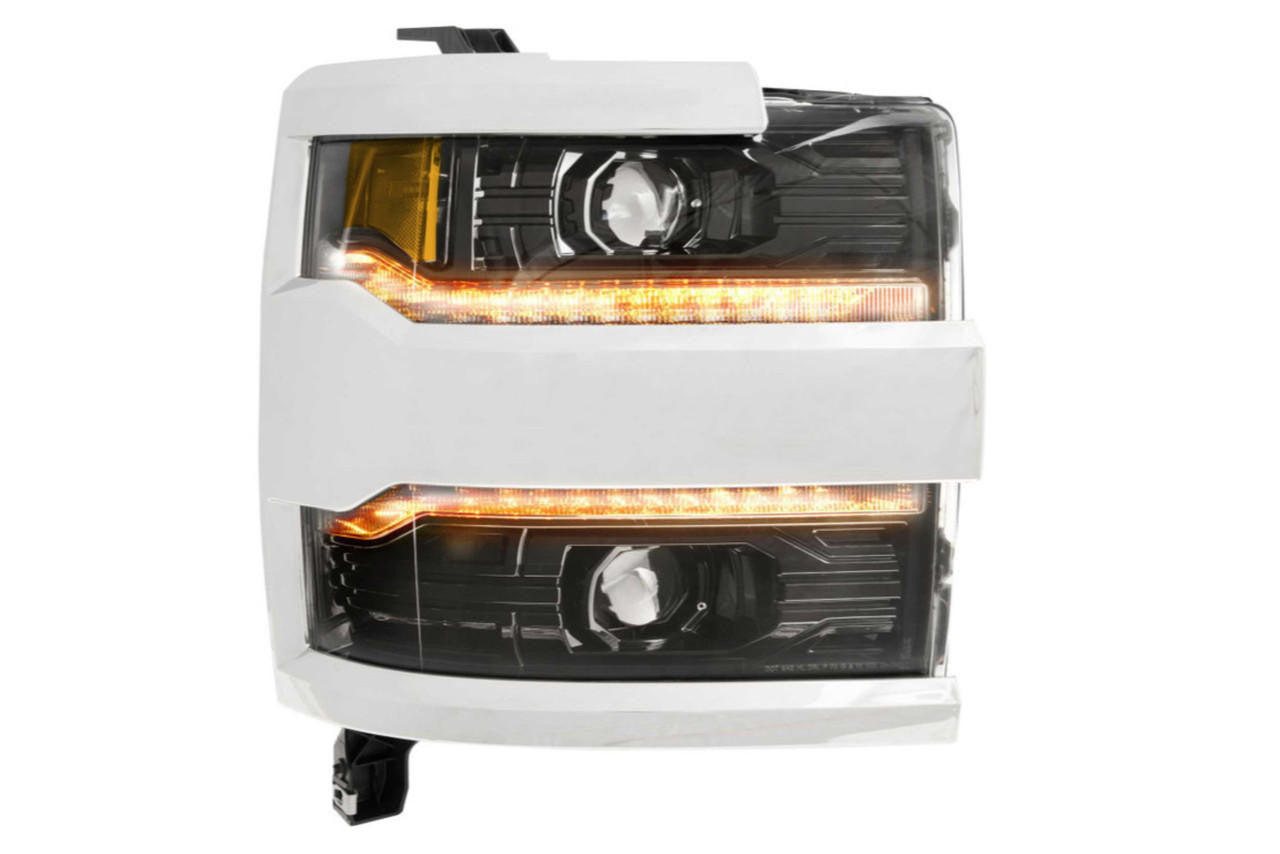 Morimoto XB LED Headlights: Chevrolet Silverado HD (15-19) (Pair - ASM) - Apollo Off-Road