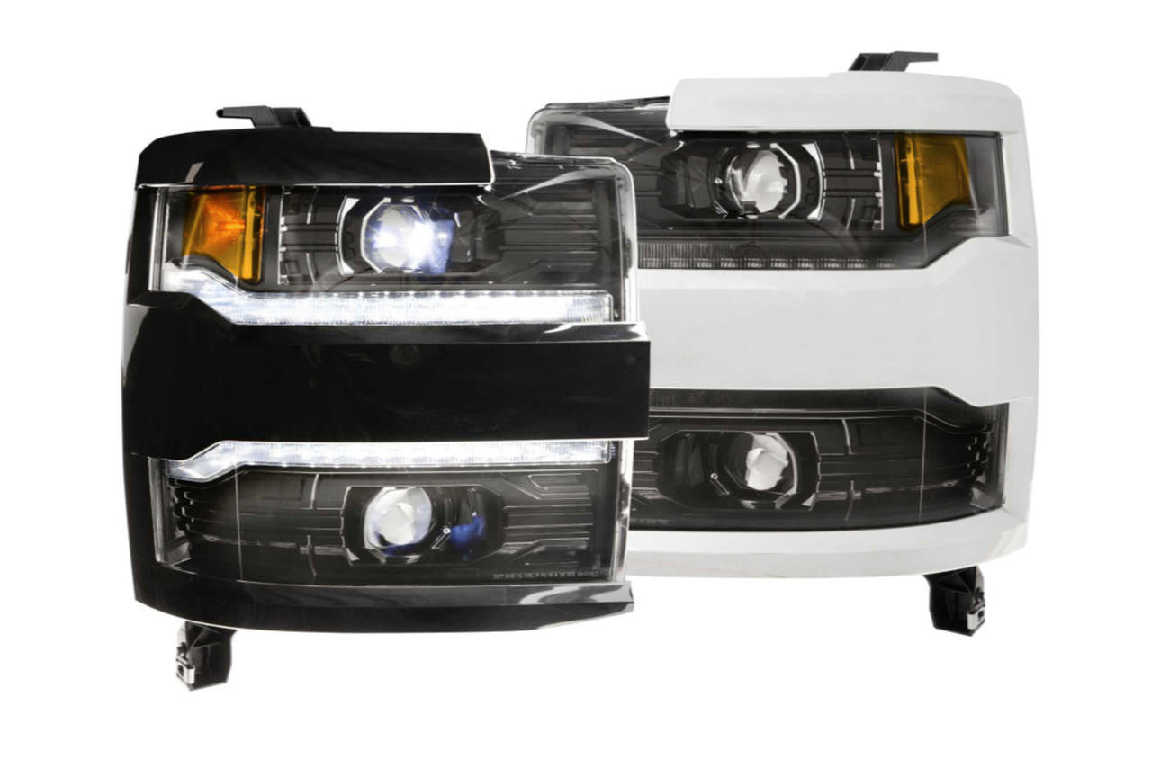 Morimoto XB LED Headlights: Chevrolet Silverado HD (15-19) (Pair - ASM) - Apollo Off-Road