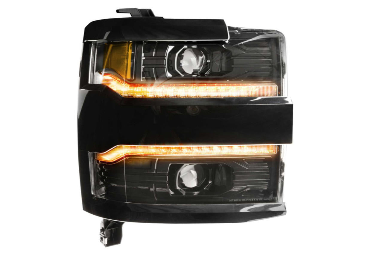 Morimoto XB LED Headlights: Chevrolet Silverado HD (15-19) (Pair - ASM) - Apollo Off-Road