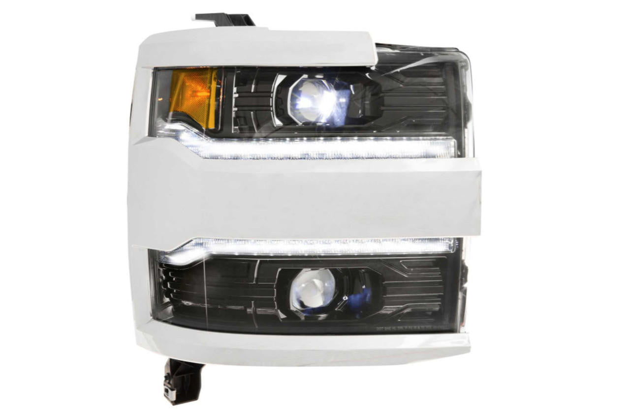 Morimoto XB LED Headlights: Chevrolet Silverado HD (15-19) (Pair - ASM) - Apollo Off-Road