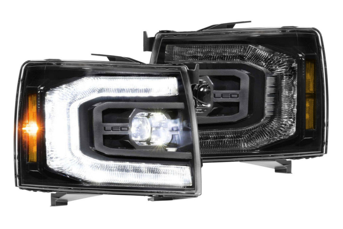 Morimoto XB LED Headlights: Chevy Silverado (07-13) (Pair - ASM - Gen II) - Apollo Off-Road