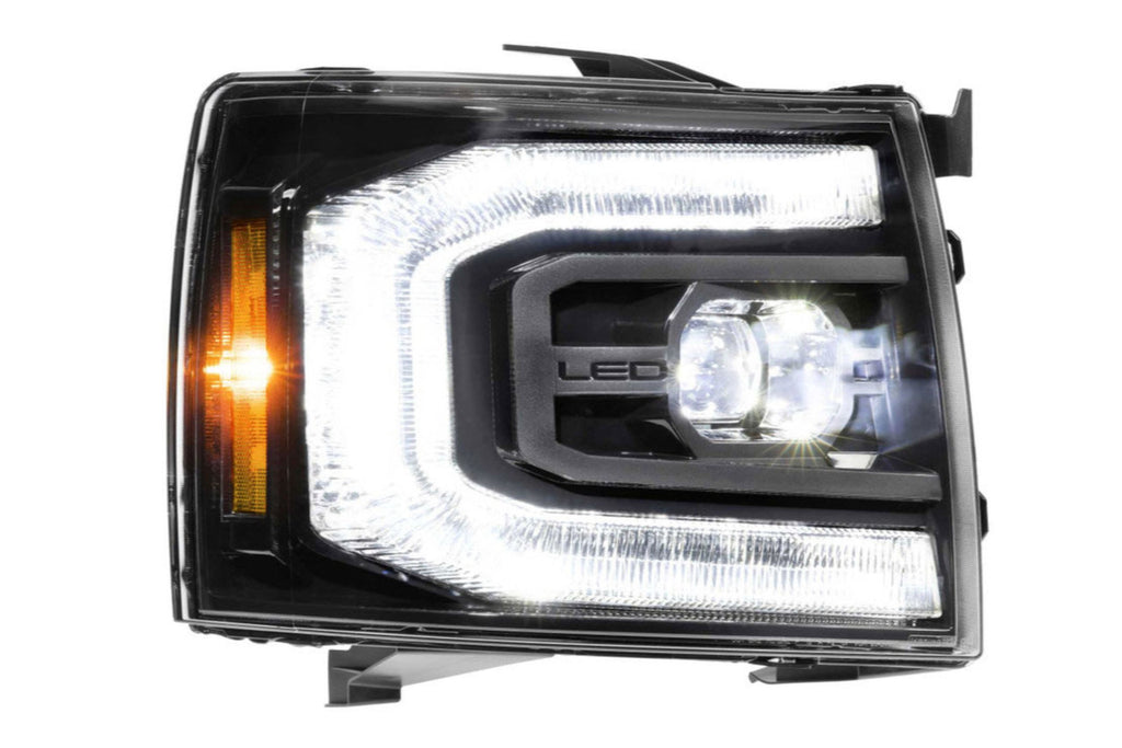 Morimoto XB LED Headlights: Chevy Silverado (07-13) (Pair - ASM - Gen II) - Apollo Off-Road