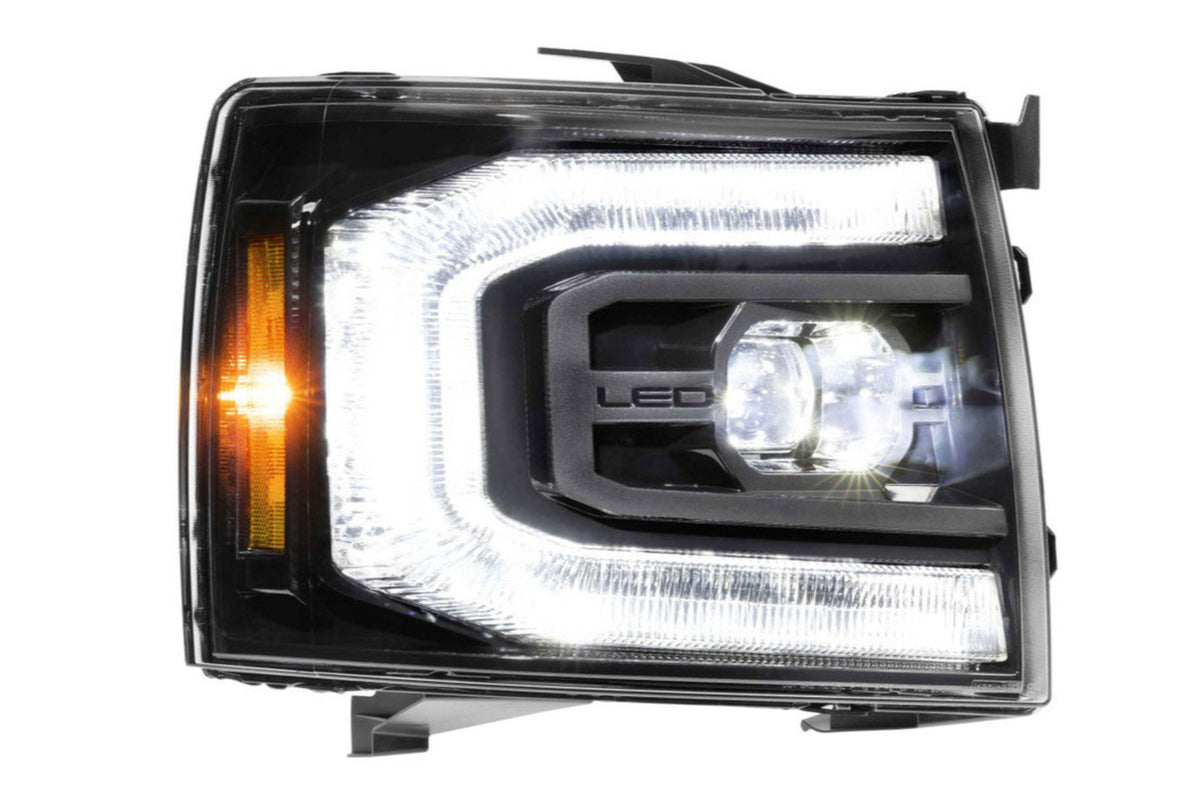 Morimoto XB LED Headlights: Chevy Silverado (07-13) (Pair - ASM - Gen II) - Apollo Off-Road