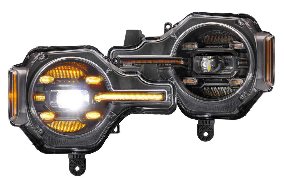 Morimoto XB LED Headlights: Ford Bronco (21+) (Pair - Amber DRL) - Apollo Off-Road