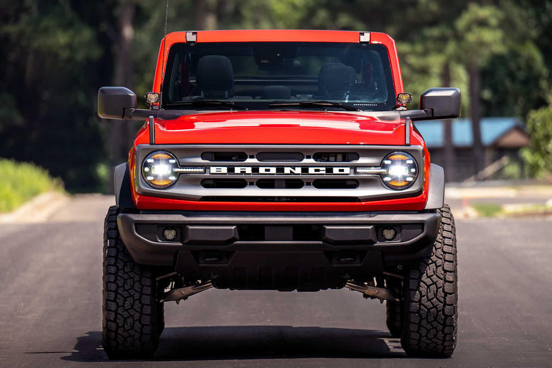 Morimoto XB LED Headlights: Ford Bronco (21+) (Pair - White DRL) - Apollo Off-Road
