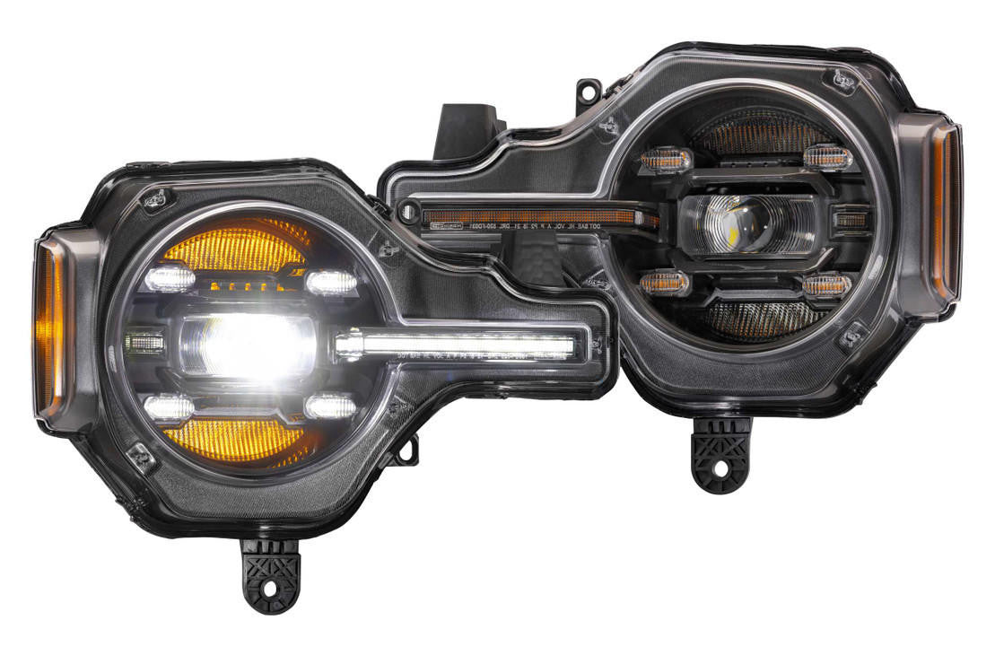 Morimoto XB LED Headlights: Ford Bronco (21+) (Pair - White DRL) - Apollo Off-Road