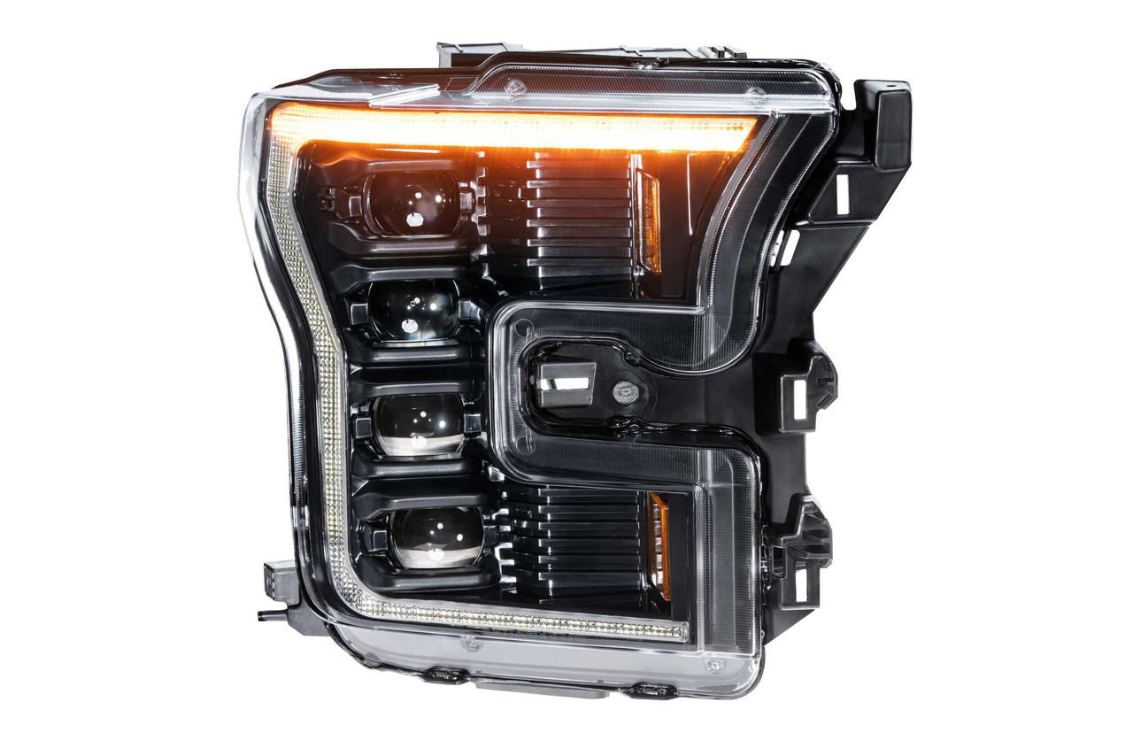 Morimoto XB LED Headlights: Ford F-150 (15-17) and Raptor (17-20), Amber DRL - Apollo Off-Road