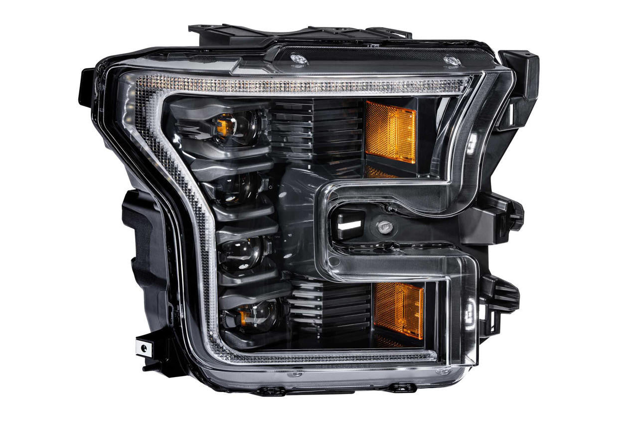 Morimoto XB LED Headlights: Ford F-150 (15-17) and Raptor (17-20), Amber DRL - Apollo Off-Road