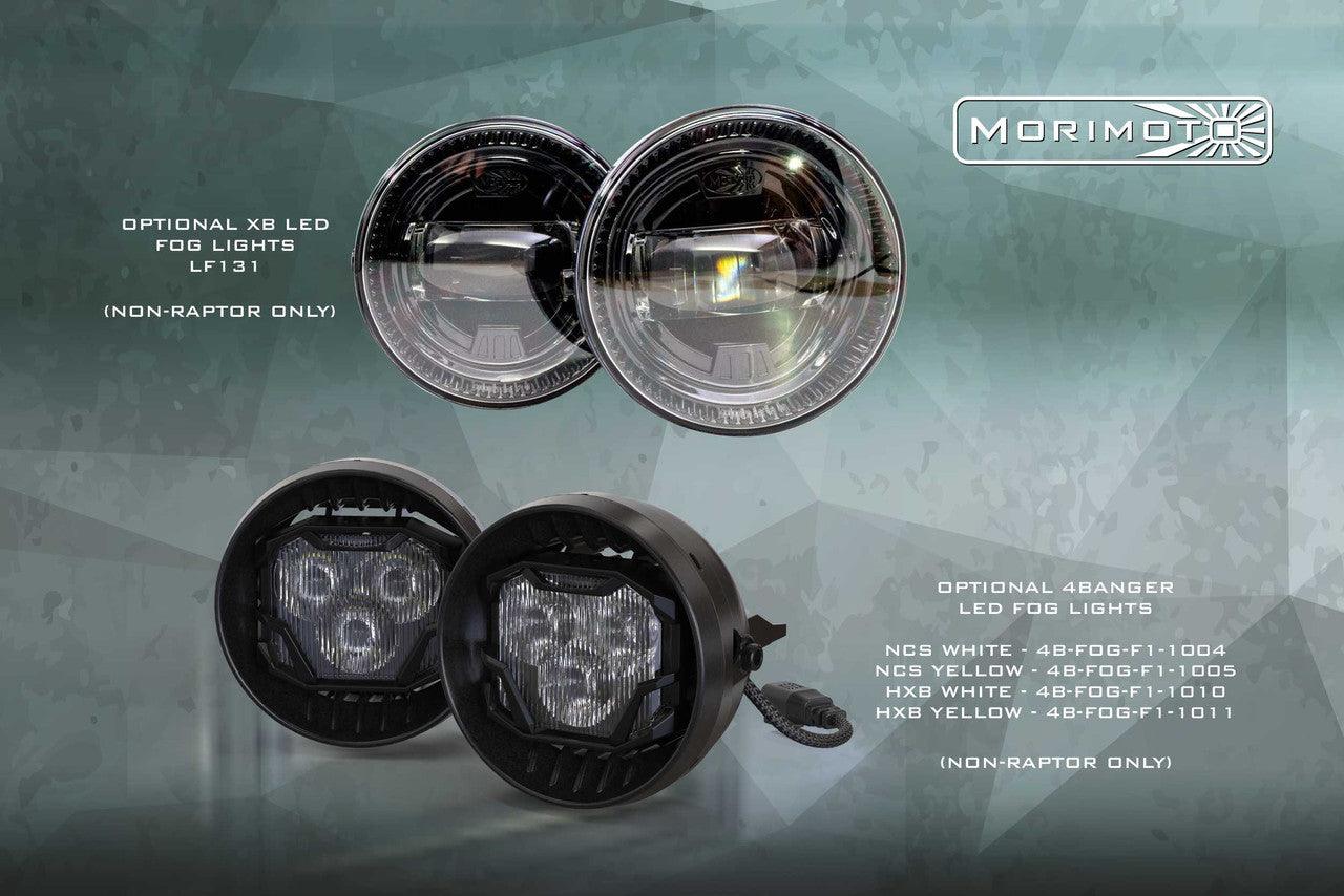 Morimoto XB LED Headlights: Ford F150 (09-14) (Pair - ASM Amber DRL) - Apollo Off-Road