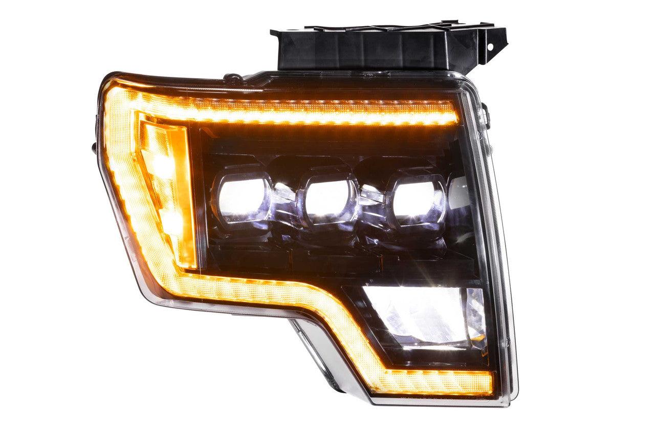 Morimoto XB LED Headlights: Ford F150 (09-14) (Pair - ASM Amber DRL) - Apollo Off-Road