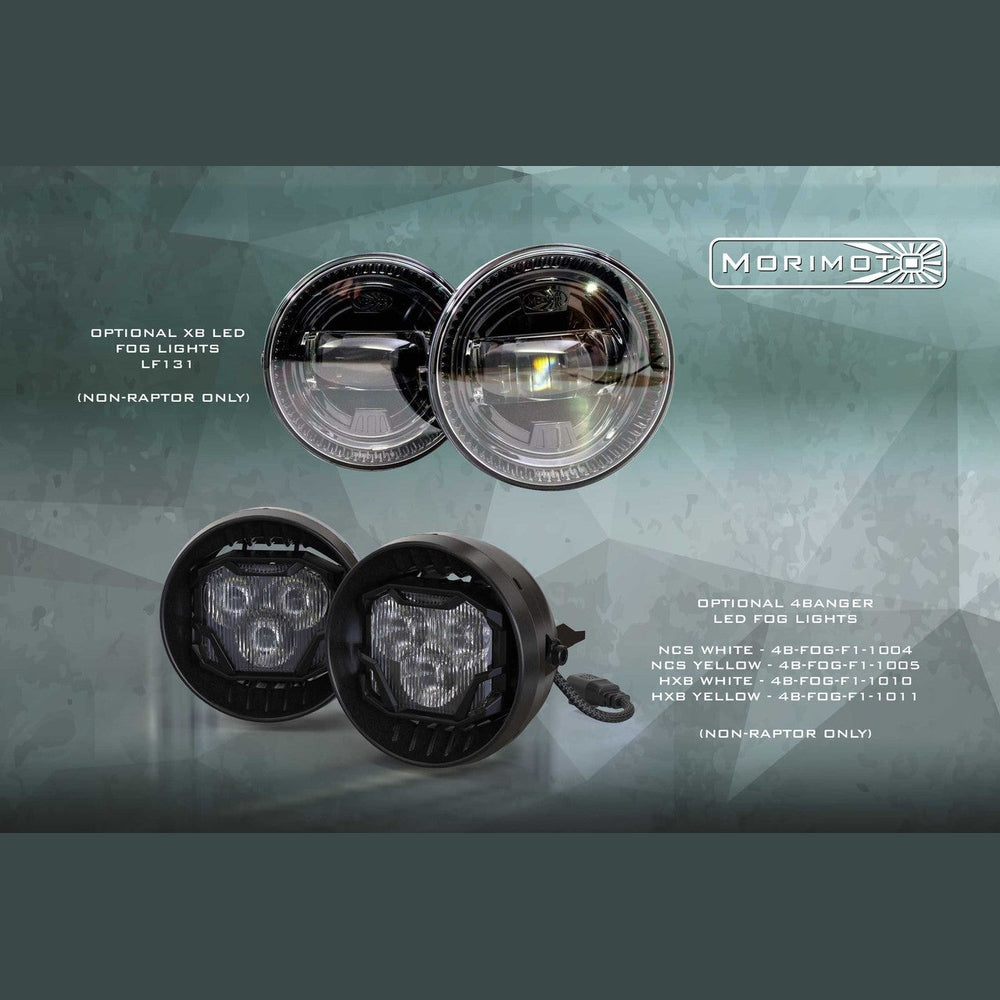 Morimoto XB LED Headlights: Ford F150 (09-14) (Pair - ASM) - Apollo Off-Road