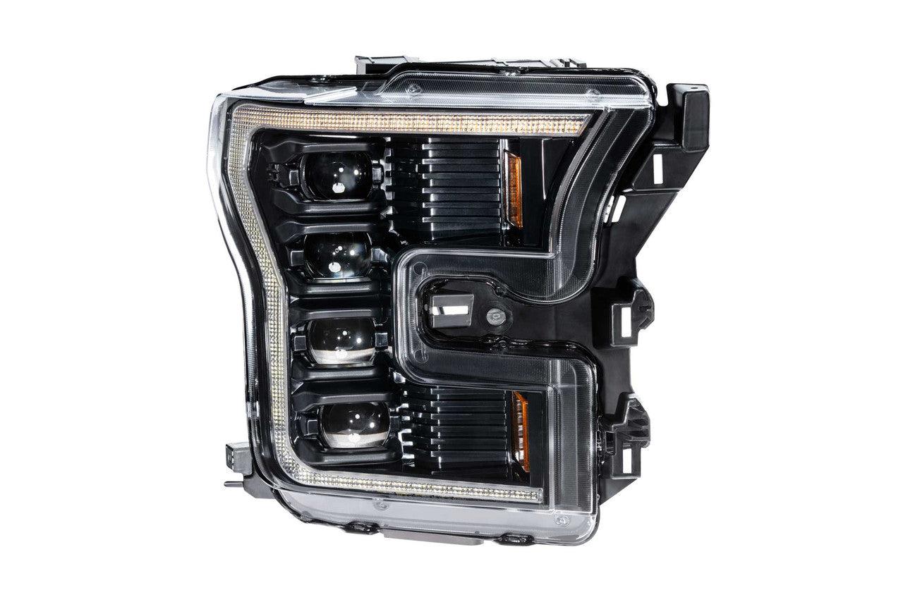 Morimoto XB LED Headlights: Ford F150 (15-17) (Pair - ASM - White DRL) (Gen 2) - Apollo Off-Road