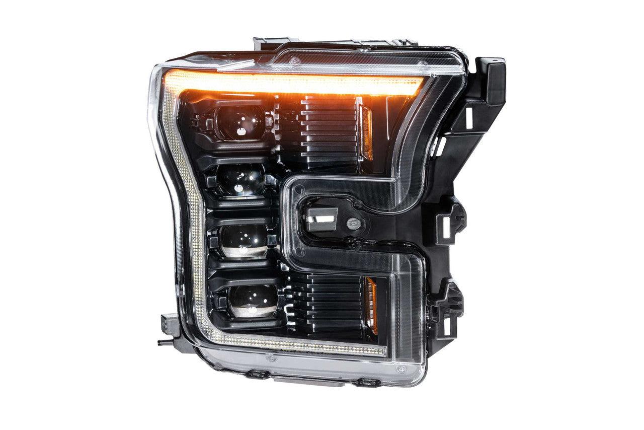 Morimoto XB LED Headlights: Ford F150 (15-17) (Pair - ASM - White DRL) (Gen 2) - Apollo Off-Road