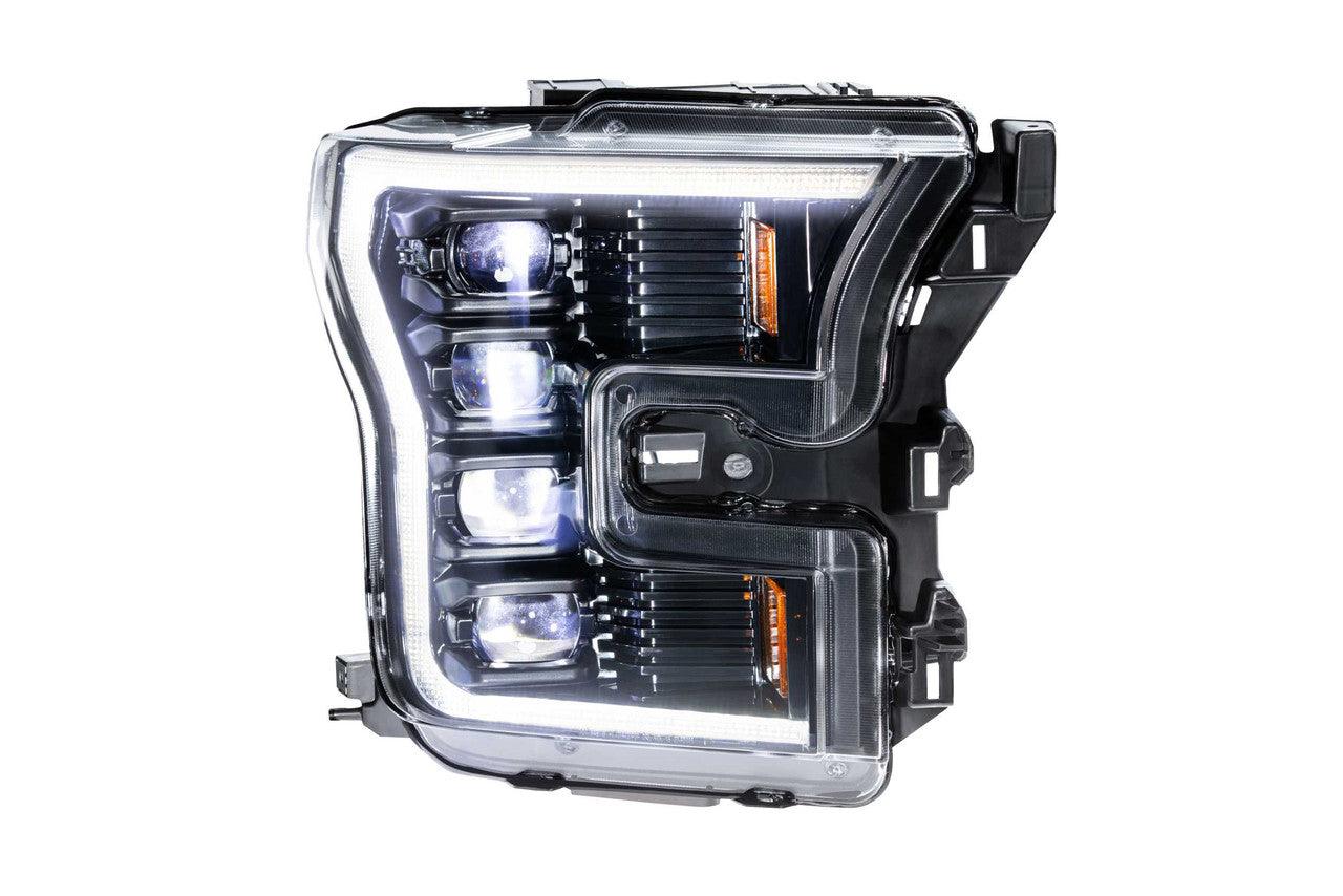 Morimoto XB LED Headlights: Ford F150 (15-17) (Pair - ASM - White DRL) (Gen 2) - Apollo Off-Road