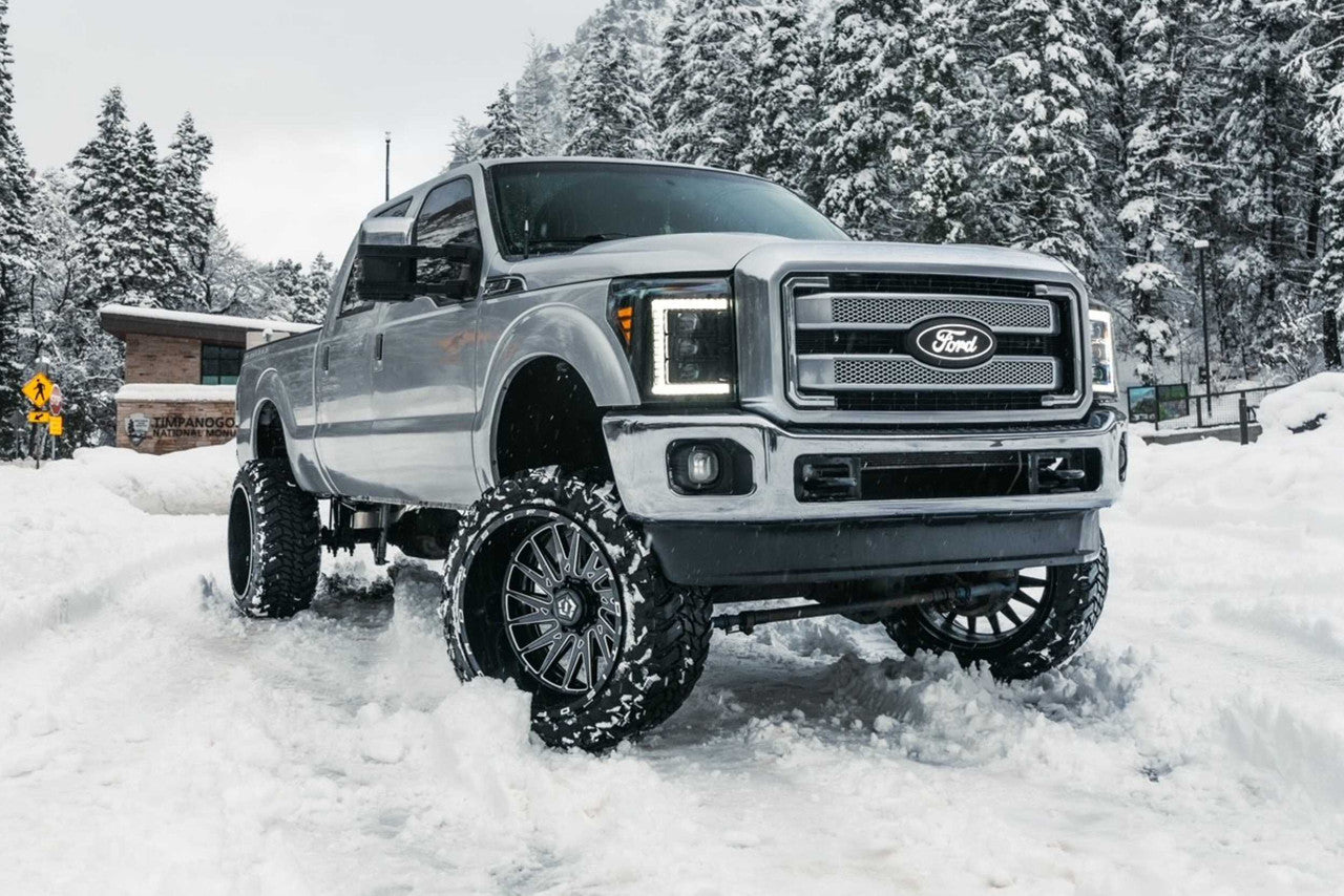 Morimoto XB LED Headlights: Ford Super Duty (11-16) (Pair - White DRL) - Apollo Off-Road