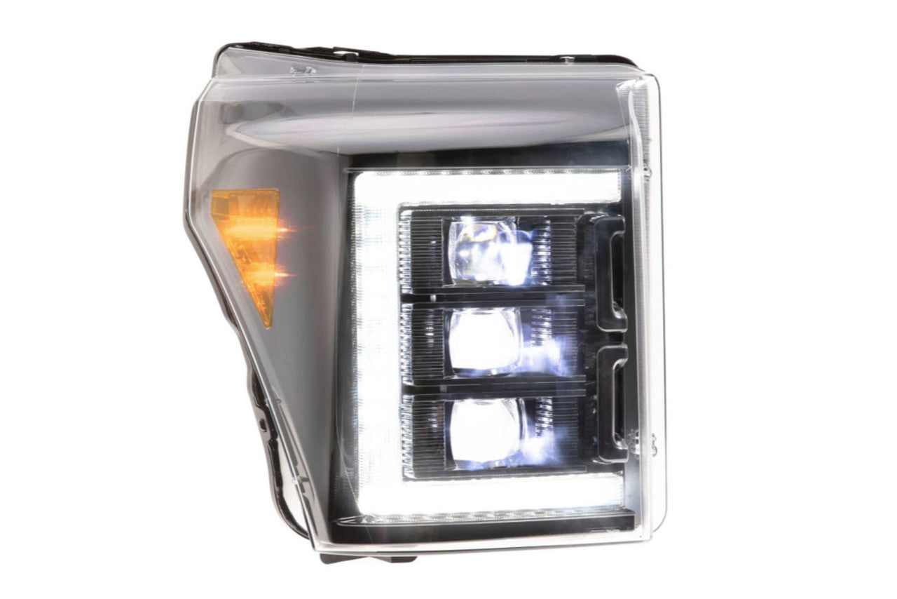 Morimoto XB LED Headlights: Ford Super Duty (11-16) (Pair - White DRL) - Apollo Off-Road