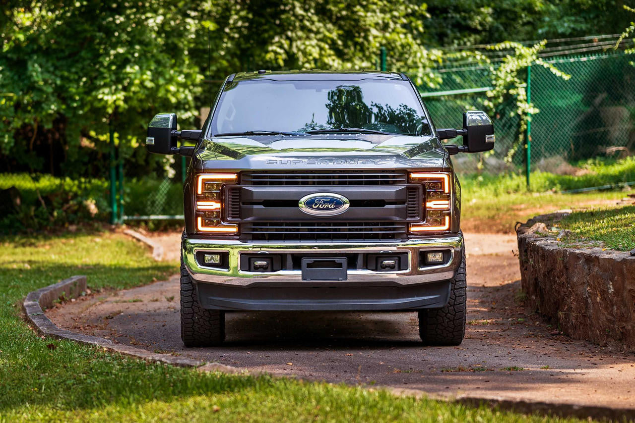 Morimoto XB LED Headlights: Ford Super Duty (17-19) (Pair - Amber DRL) (GEN 2) - Apollo Off-Road