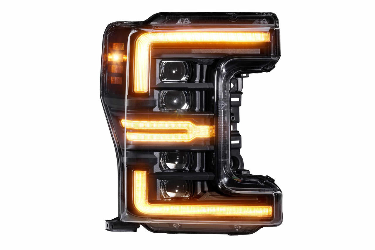 Morimoto XB LED Headlights: Ford Super Duty (17-19) (Pair - Amber DRL) (GEN 2) - Apollo Off-Road