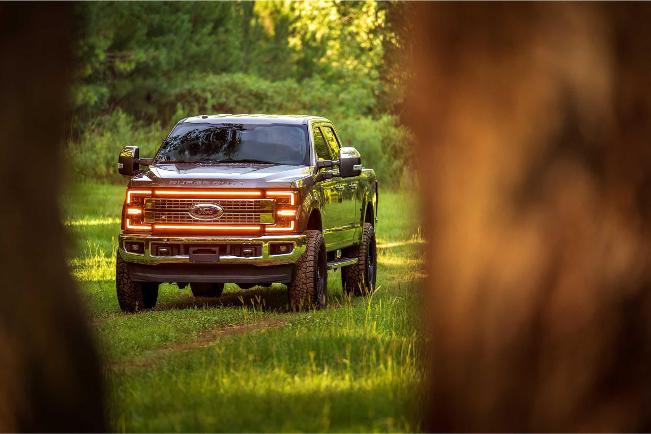 Morimoto XB LED Headlights: Ford Super Duty (17-19) (Pair - Amber DRL) (GEN 2) - Apollo Off-Road