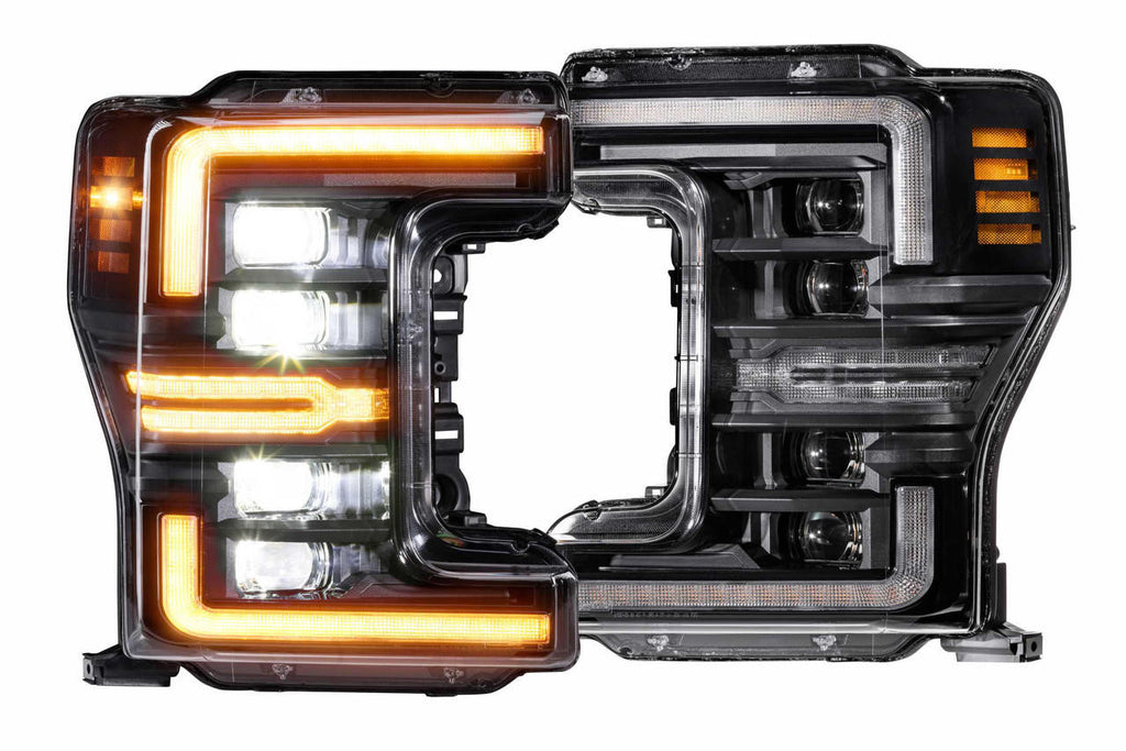 Morimoto XB LED Headlights: Ford Super Duty (17-19) (Pair - Amber DRL) (GEN 2) - Apollo Off-Road