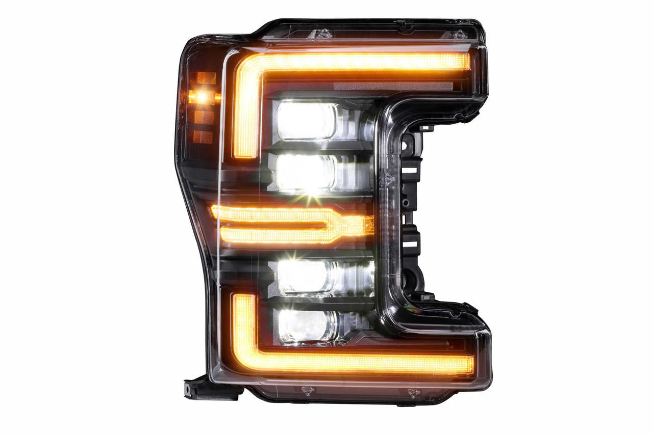 Morimoto XB LED Headlights: Ford Super Duty (17-19) (Pair - Amber DRL) (GEN 2) - Apollo Off-Road