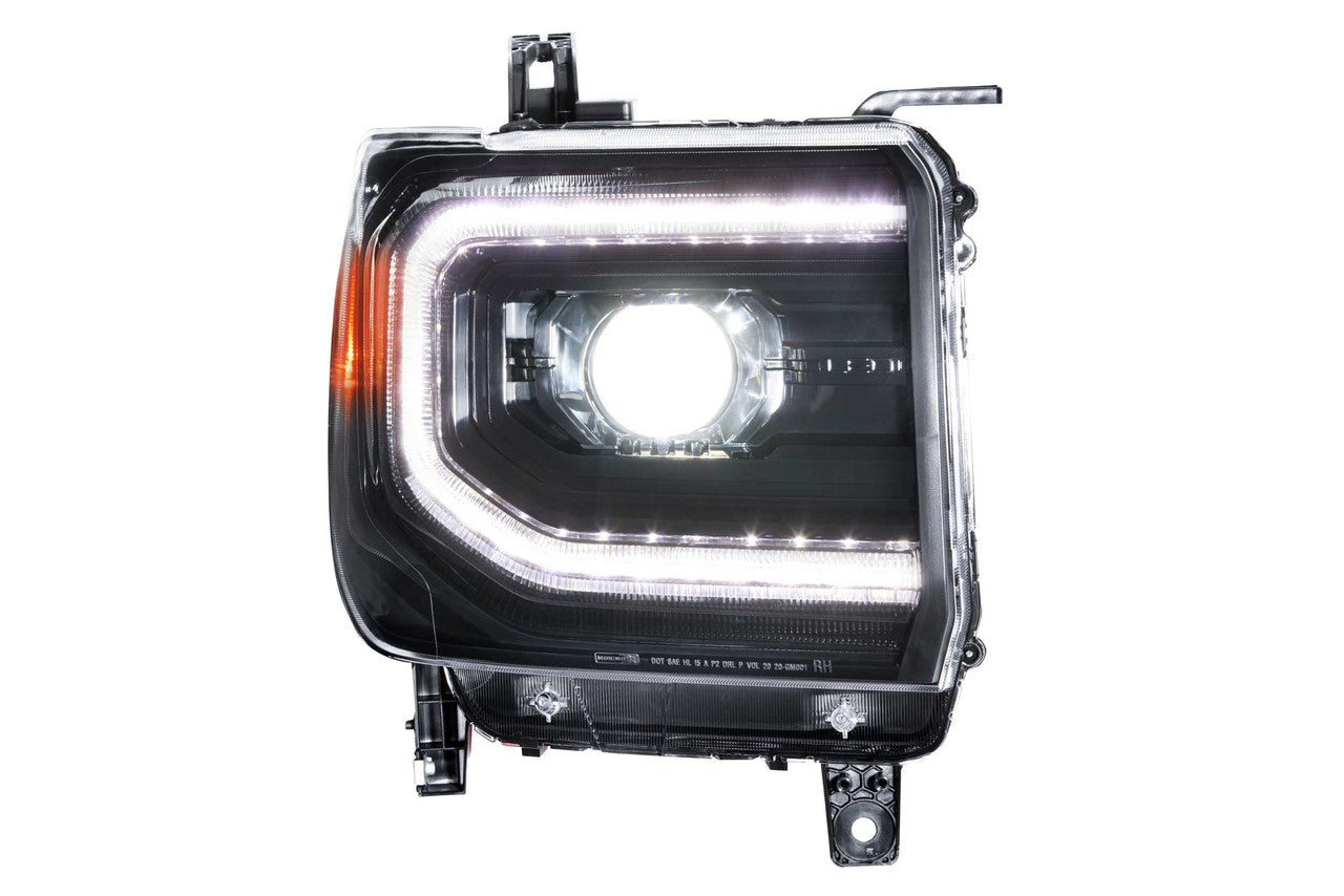 Morimoto XB LED Headlights: GMC Sierra (14-18) (Pair - ASM) - Apollo Off-Road