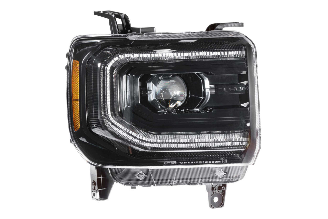 Morimoto XB LED Headlights: GMC Sierra (14-18) (Pair - ASM) - Apollo Off-Road
