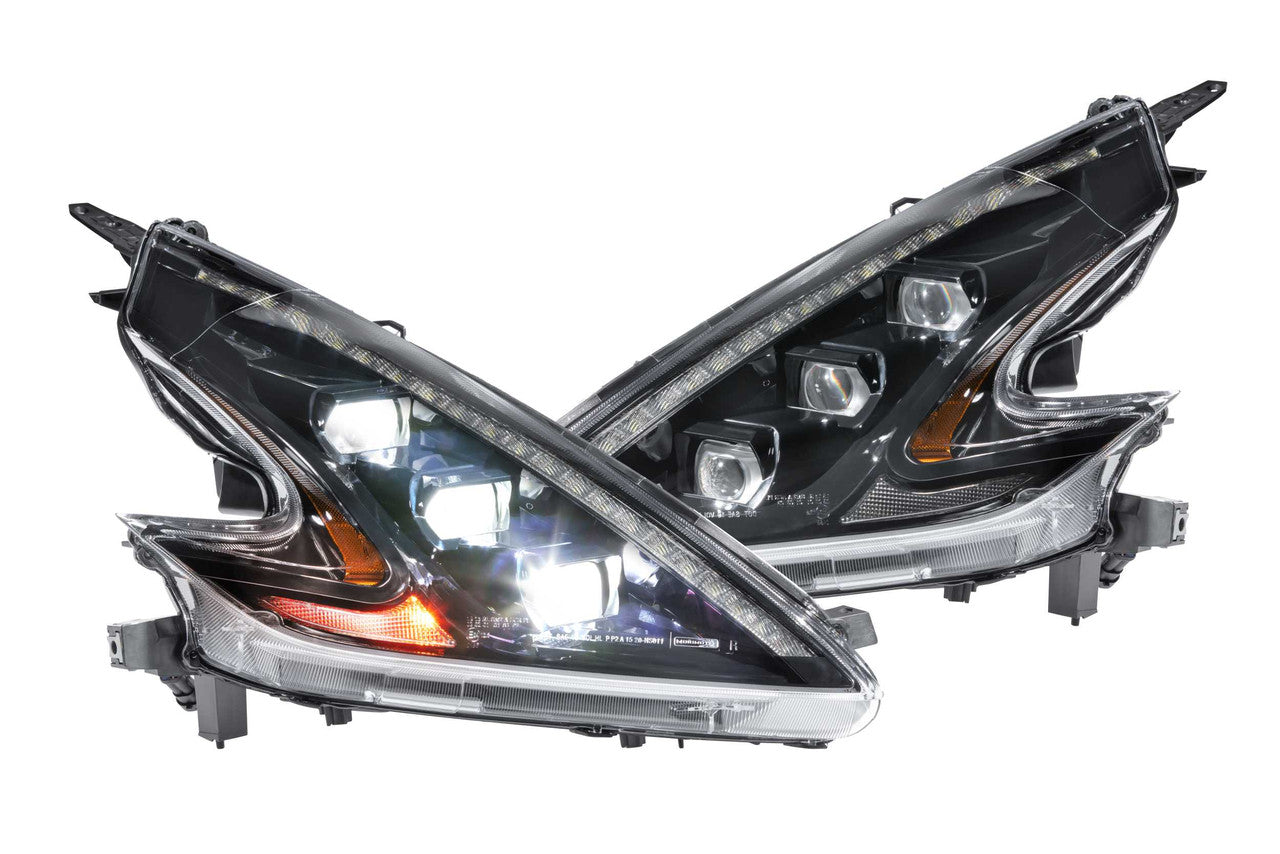 Morimoto XB LED Headlights: Nissan 370Z (09-20) (Pair - ASM - LHD) - Apollo Off-Road