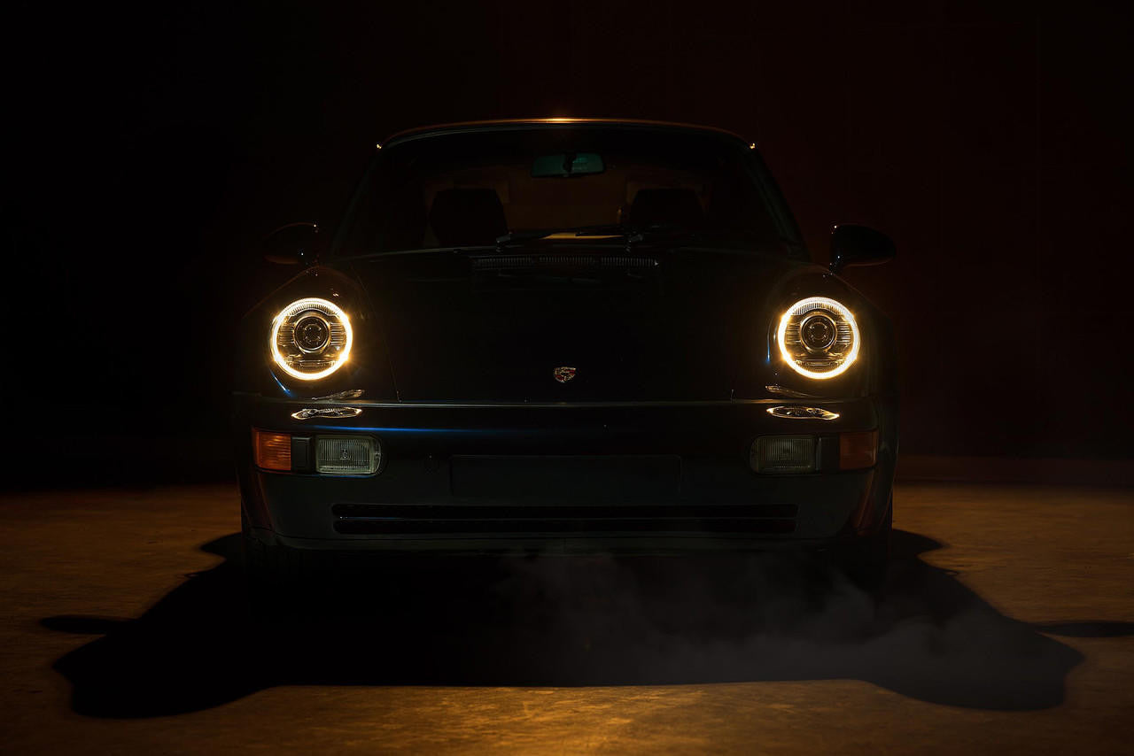 Morimoto XB LED Headlights: Porsche 964 (Classic White-Set) - Apollo Off-Road