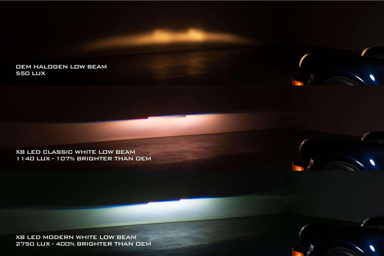 Morimoto XB LED Headlights: Porsche 964 (Classic White-Set) - Apollo Off-Road