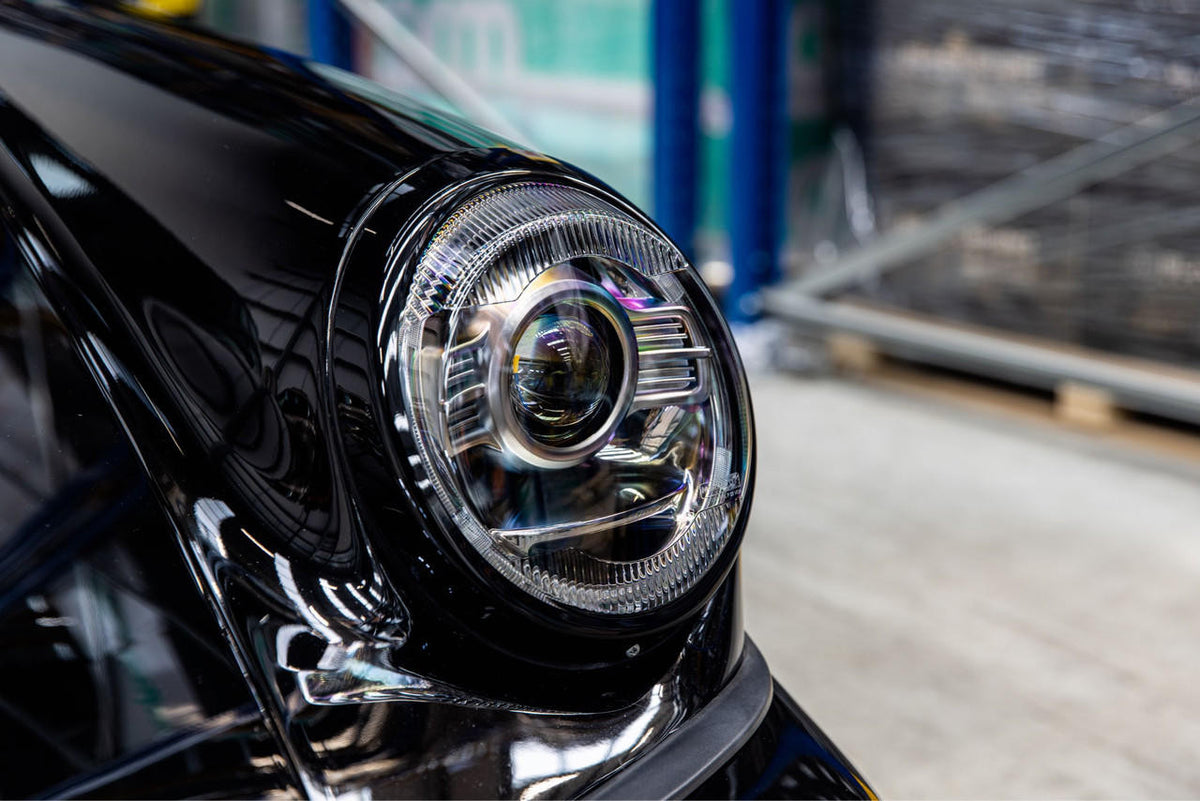 Morimoto XB LED Headlights: Porsche 964 (Classic White-Set) - Apollo Off-Road
