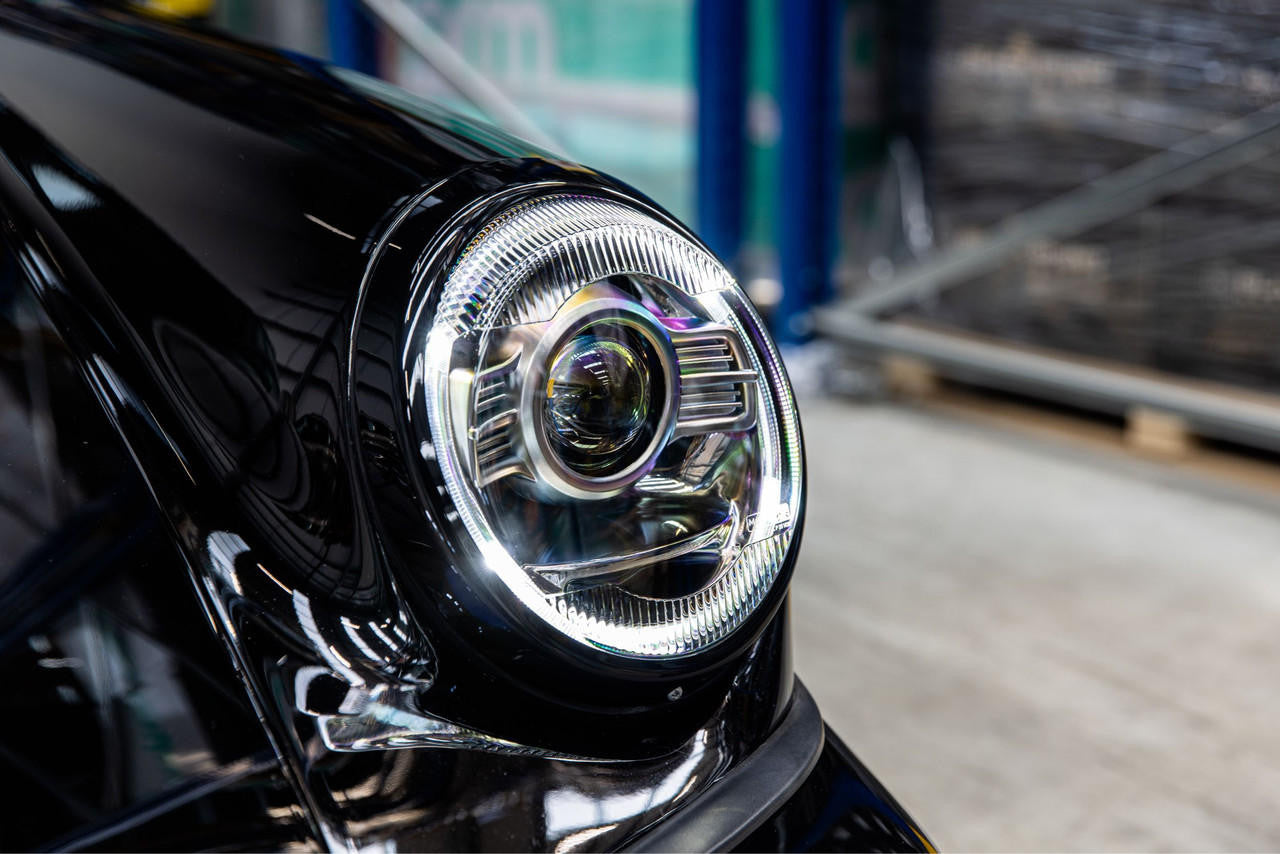 Morimoto XB LED Headlights: Porsche 964 (Modern White-Set) - Apollo Off-Road