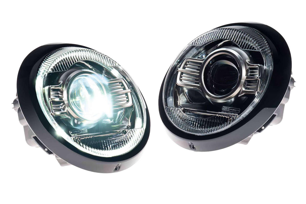 Morimoto XB LED Headlights: Porsche 964 (Modern White-Set) - Apollo Off-Road