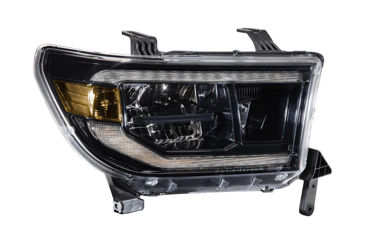 Morimoto XB LED Headlights: Toyota Tundra (07-13) (Pair - ASM - Amber DRL) - Apollo Off-Road