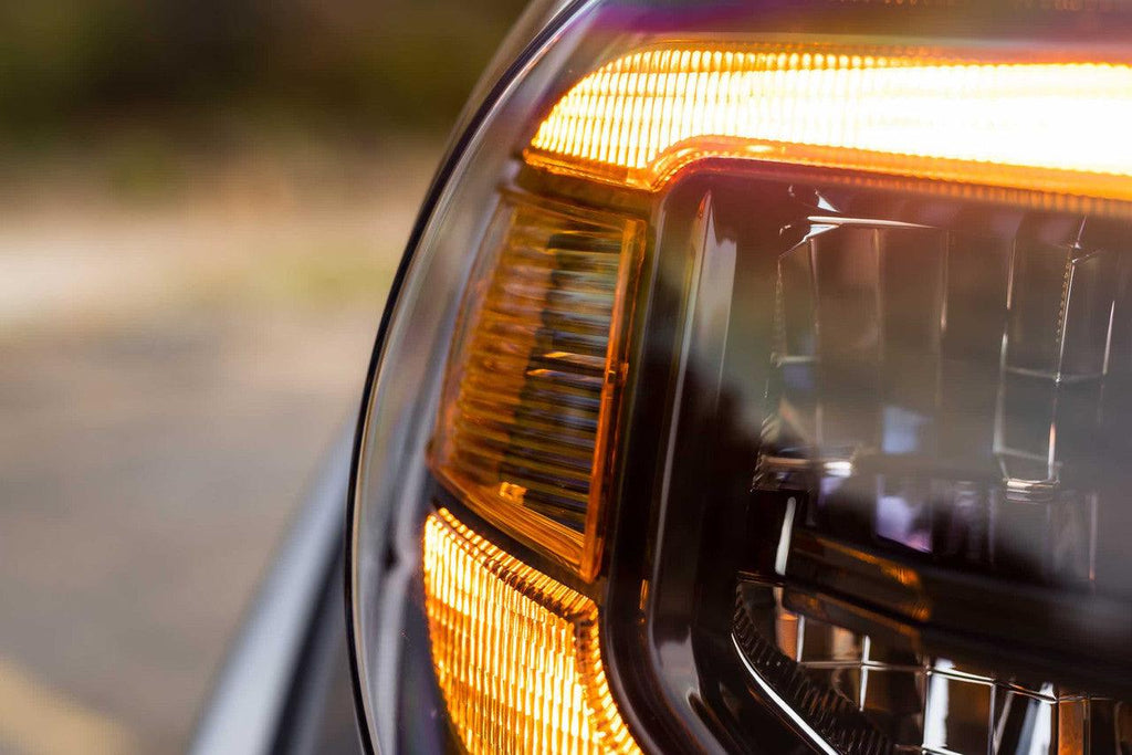 Morimoto XB LED Headlights: Toyota Tundra (07-13) (Pair - ASM - Amber DRL) - Apollo Off-Road