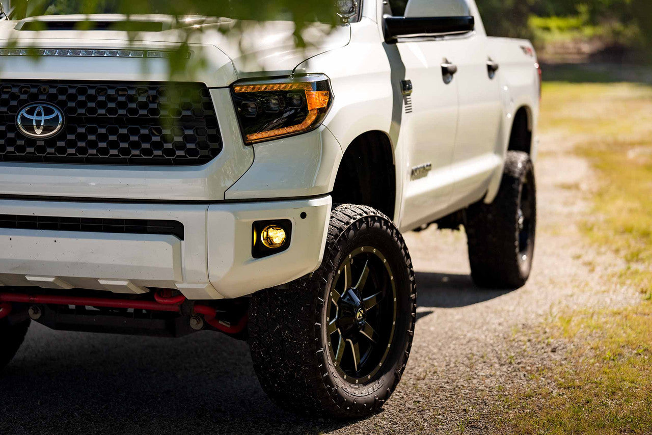 Morimoto XB LED Headlights: Toyota Tundra (14-20) (Pair - ASM - Amber DRL) (Gen 2) - Apollo Off-Road