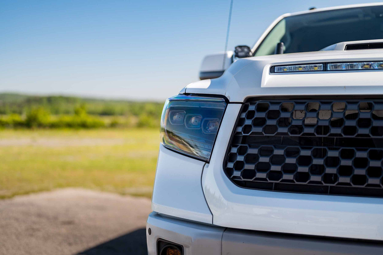 Morimoto XB LED Headlights: Toyota Tundra (14-20) (Pair - ASM - Amber DRL) (Gen 2) - Apollo Off-Road
