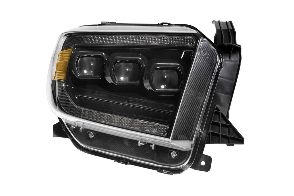 Morimoto XB LED Headlights: Toyota Tundra (14-20) (Pair - ASM - Amber DRL) (Gen 2) - Apollo Off-Road