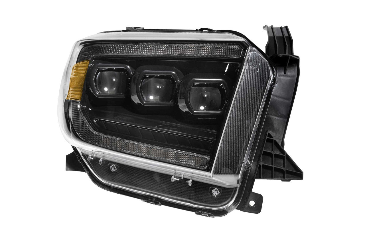 Morimoto XB LED Headlights: Toyota Tundra (14-20) (Pair - ASM - Amber DRL) (Gen 2) - Apollo Off-Road