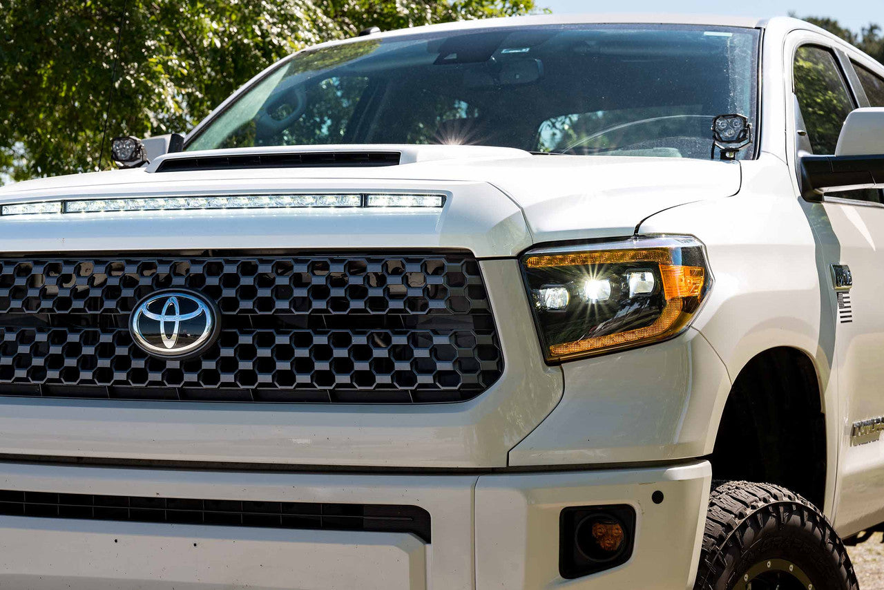 Morimoto XB LED Headlights: Toyota Tundra (14-20) (Pair - ASM - Amber DRL) (Gen 2) - Apollo Off-Road