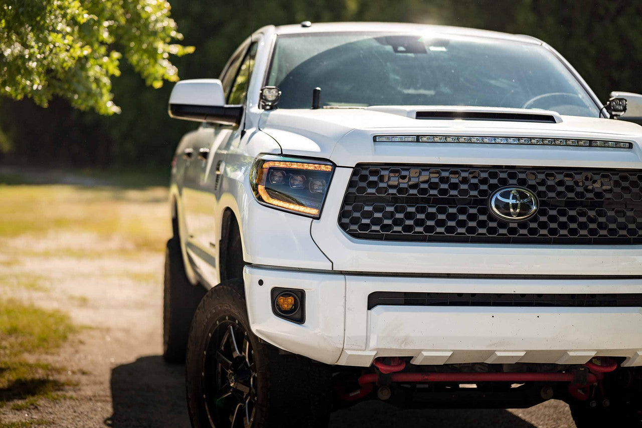 Morimoto XB LED Headlights: Toyota Tundra (14-20) (Pair - ASM - Amber DRL) (Gen 2) - Apollo Off-Road